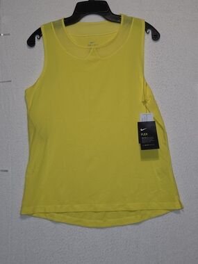 Nike Women’s Yellow Dri-FIT Sleeveless Tank